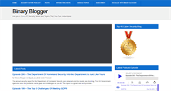 Desktop Screenshot of binaryblogger.com