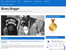 Tablet Screenshot of binaryblogger.com